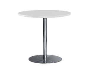 CECA-038 | 36" Round Cafe Table w/ White Top and Hydraulic Base -- Trade Show Furniture Rental